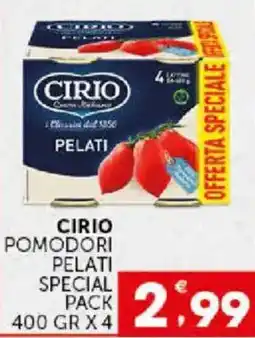 Issimo supermercado Cirio pomodori pelati special pack offerta