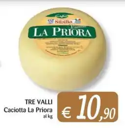 Supermercati Bruscoli Caciotta La Priora offerta