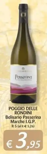 Supermercati Bruscoli Belisario Passerina offerta