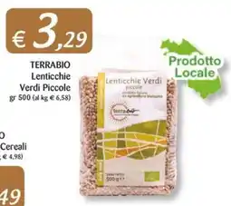Supermercati Bruscoli Terrabio Lenticchie Verdi Piccole offerta