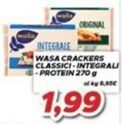 MA Supermercati Wasa Crackers Classici-Integrali offerta