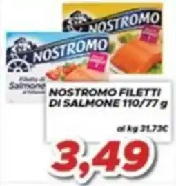 MA Supermercati Nostromo filetti di salmone offerta