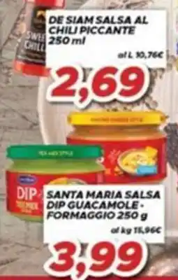 MA Supermercati Santa Maria salsa dip guacamole-formaggio offerta