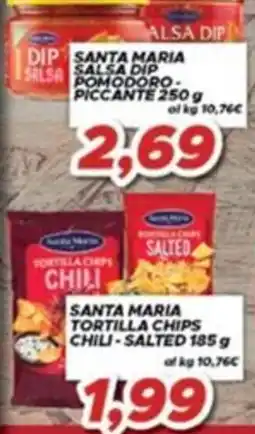 MA Supermercati Santa Maria salsa dip pomodoro piccante offerta