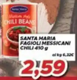 MA Supermercati Santa Maria fagioli messicani chili offerta