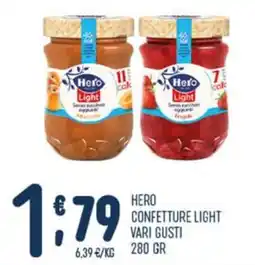 Gruppo Pascar Hero confettura light vari gusti offerta
