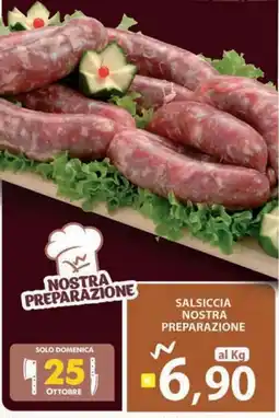 Supermercati Bruscoli Salsiccia nostra preparazione offerta
