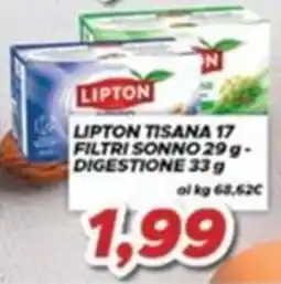 MA Supermercati Lipton tisana 17 filtri sonno offerta