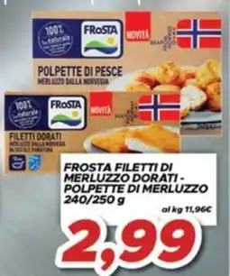 MA Supermercati Frosta filetti di merluzzo dorati - polpette di merluzzo offerta