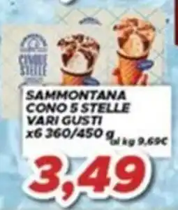MA Supermercati Sammontana cono 5 stelle offerta