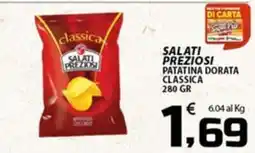 SpesaPiù Supermercati Salati Preziosi patatina dorata classica offerta