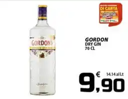 SpesaPiù Supermercati Gordon's dry gin offerta