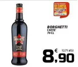 SpesaPiù Supermercati Borghetti Caffè offerta