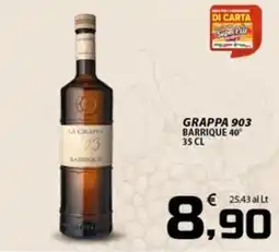 SpesaPiù Supermercati Grappa 903 Barrique offerta