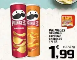 SpesaPiù Supermercati Pringles Original/Paprika/Barbecue offerta