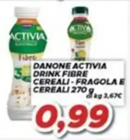 MA Supermercati Danone Activia drink fibre cereali - fragola e cereali offerta
