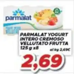 MA Supermercati Parmalat yogurt intero cremoso vellutato frutta offerta