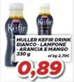 MA Supermercati Muller Kefir Drink Bianco - Lampone - Arancia e Mango offerta