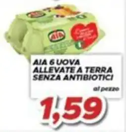 MA Supermercati Aia 6 uova allevate a terra offerta