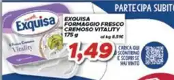 MA Supermercati Exquisa Formaggio Fresco Cremoso Vitality offerta