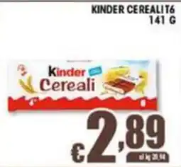 Sacoph Kinder Cereali offerta