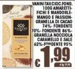 Sacoph Vanini cioccolato fondente offerta