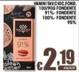 Sacoph Vanini cioccolato fondente 91% offerta