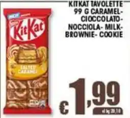 Sacoph KitKat Tavolette Caramello offerta