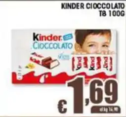Sacoph Kinder Cioccolato offerta