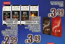 Sacoph Lindt Tavolette Excellence offerta