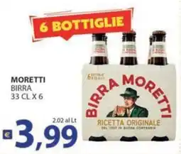 Supermercati Bruscoli Birra Moretti offerta