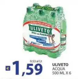 Supermercati Bruscoli Uliveto acqua offerta