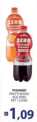 Supermercati Bruscoli Pfanner frutti rossi/ace zero offerta