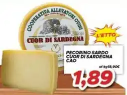 MA Supermercati Pecorino Sardo Cuor di Sardegna CAO offerta