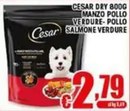 Sacoph Cesar Dry Manzo Pollo Verdure-Pollo Salmone Verdure offerta