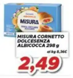 MA Supermercati Misura cornetto dolcesenza albicocca offerta