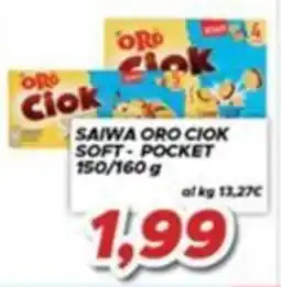 MA Supermercati Saiwa Oro Ciok Soft - Pocket offerta