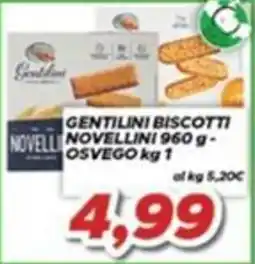 MA Supermercati Gentilini biscotti novellini offerta