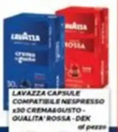 MA Supermercati Lavazza capsule compatibili nespresso offerta