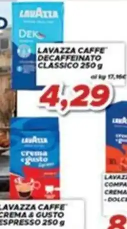 MA Supermercati Lavazza Caffè Decaffeinato Classico offerta