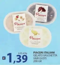 Supermercati Bruscoli Piaceri Italiani Gelato Vaschetta offerta