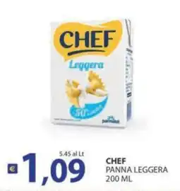 Supermercati Bruscoli Chef panna leggera offerta