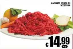 Sacoph Macinato scelto di scottona offerta