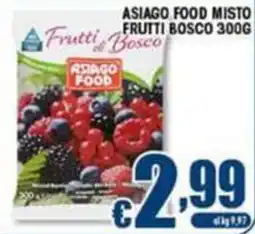 Sacoph Frutti di Bosco Asiago Food offerta