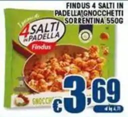 Sacoph Findus 4 Salti in Padella Gnocchetti Sorrentina offerta