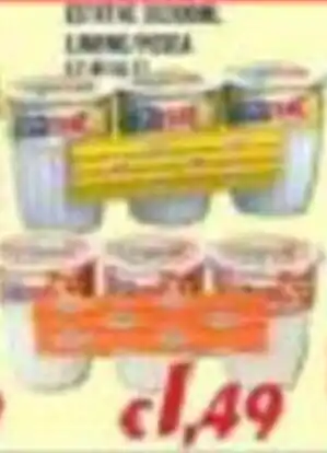Yogurt limone/pesca