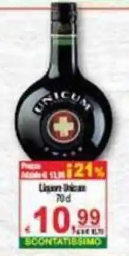 CTS Supermercati Liquore Unicum offerta