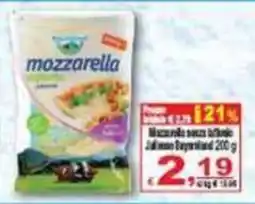 CTS Supermercati Mozzarella senza lattosio offerta