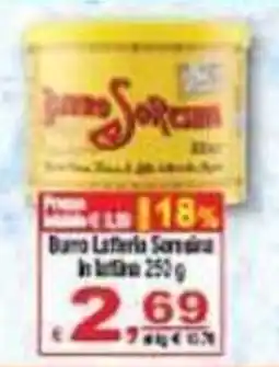 CTS Supermercati Burro Latteria Sorena offerta