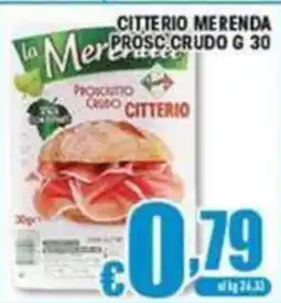 Sacoph Prosciutto Crudo Citterio offerta